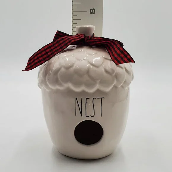 Rae Dunn Acorn Shaped NEST Birdhouse - NWOT - Picture 11 of 14